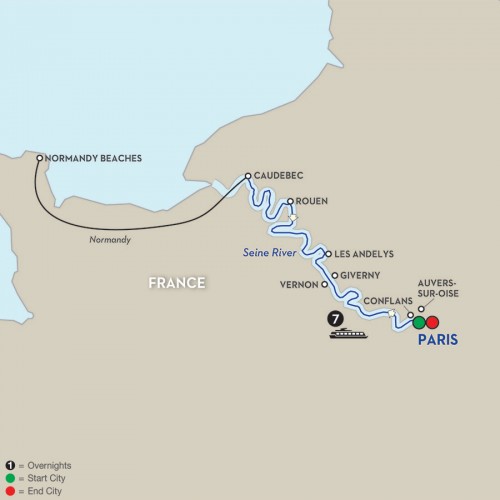 Avalon Waterways Paris to Normandy Cruises 2017